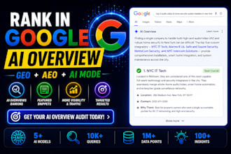rank your website in google ai overview with aeo and GEO optimization