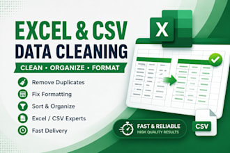 clean, merge, and automate large excel or CSV datasets