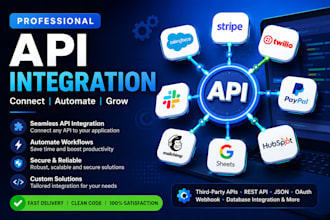 do wordpress API integration, automation third party API connection