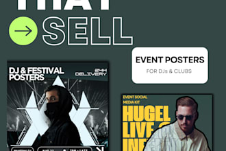 design premium nightclub and event flyers