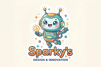 design a cute and expressive chibi logo for your brand