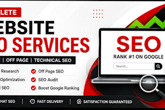 do complete on page, off page and technical SEO