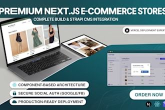 build nextjs ecommerce store for your business