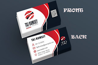 design modern professional business card and visiting card design