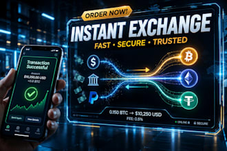 immediate  convert fiat currency to crypto usdt btc and eth with secure exchange