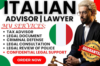 24h legal drafting, complaints, motions, contracts agreements as italy paralegal