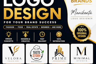 design awesome monogram logo with initials letter