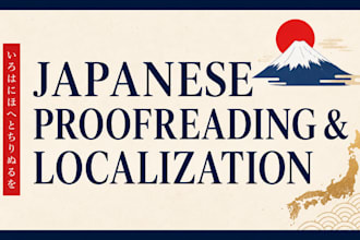 be your creative japanese proofreader for anime, manga, and games