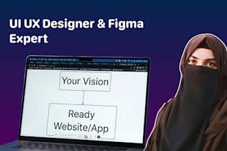 design clean and user friendly UI UX for web and app