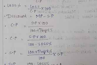neat handwritten notes for students