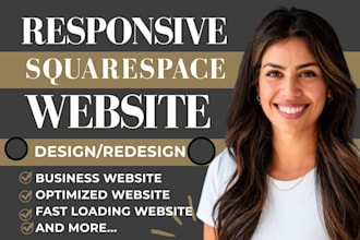 build squarespace website design, redesign squarespace and website developmen