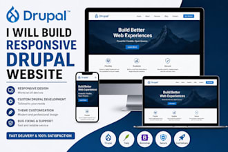 build responsive drupal website