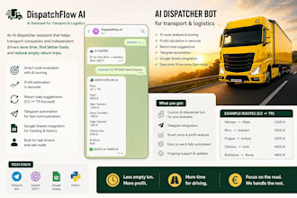 build ai dispatcher for transport and logistics