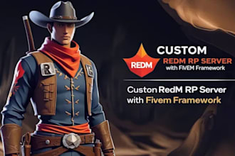 develope a custom redm server with a premium framework
