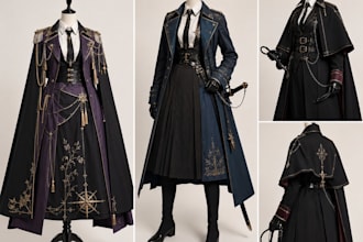 sew custom cosplay costume for anime game movie and comic characters