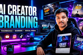 create cinematic ai youtube branding kits and thumbnails