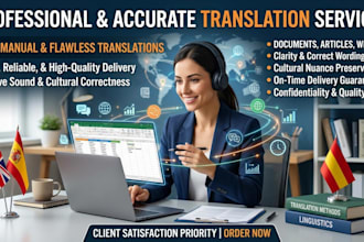 translate documents accurately and professionally