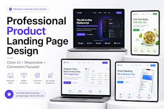 create product website design