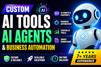 build custom ai tools, agents and business automation