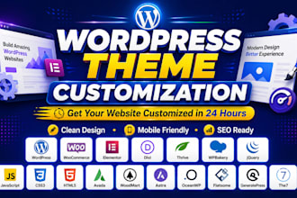 customize wordpress theme, landing page, pixel perfect design, SEO friendly