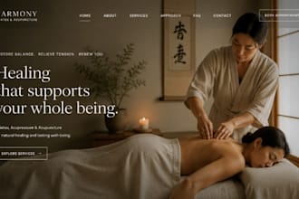 design squarespace shiatsu website acupressure website acupuncture website