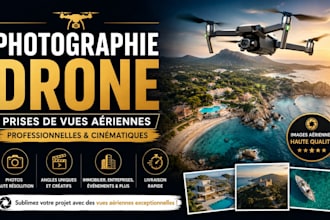 do professional drone photography and aerial shots