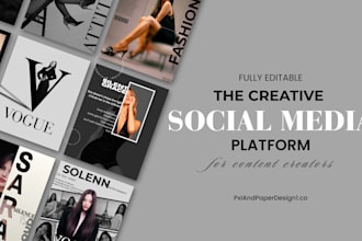create aesthetic social media posts