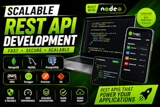build rest API backend with nodejs, express or fastify