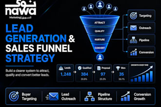 build a sales funnel and lead generation strategy