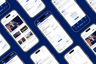 do modern uxui design for website and mobile apps in figma