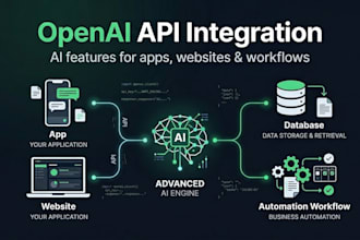 integrate openai API into your app or website