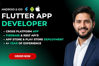 be your enterprise flutter developer for android, ios, and ai apps