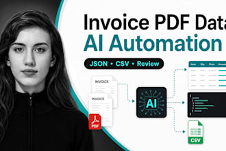 extract invoice PDF data with ai automation