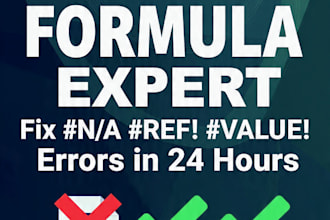 fix your excel formula errors in 24 hours