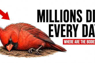 create bird, pet, animal explanation video like backyard bird mind