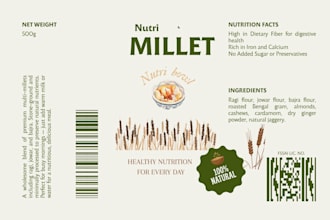 design premium food product labels and packaging
