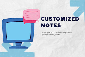 give easy pdf python programming notes for beginners