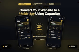build android and ios apps from your website with capacitor