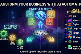 build ai automation workflows and custom ai agents using chatgpt and n8