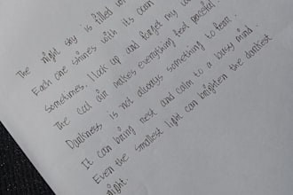convert any text into beautiful handwriting