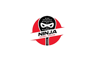 design ninja padel house logo