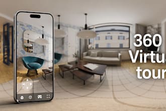 build an interactive virtual 360 tour from your renders
