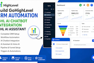 build gohighlevel crm automation ghl ai chatbot integration ghl ai assistant