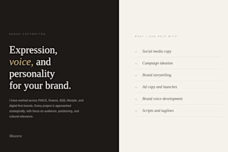 develop content and communication strategy
