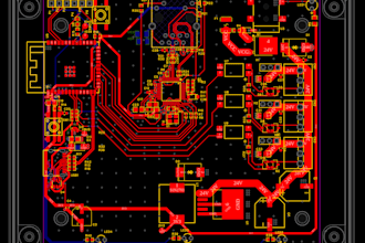 make pcb design pcb layout and circuit schematic 2,4 layer