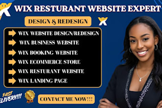 design wix restaurant website online food delivery wix website design redesign
