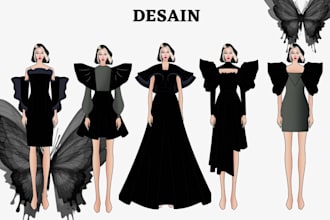 draw a fashion illustration or sketch