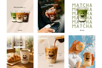 design clean and aesthetic promotional posts for instagram