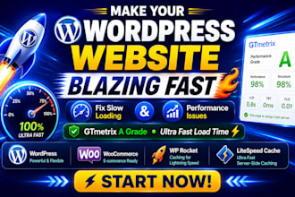 speed up wordpress, fix core web vitals, gtmetrix a score