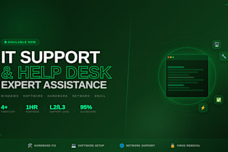 provide remote PC troubleshooting and tech support for any windows issue